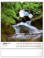 Nástenný kalendár Vodné kráľovstvo CZ 2024, 30 × 34 cm 4