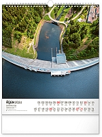 Nástenný kalendár Vodné kráľovstvo CZ 2024, 30 × 34 cm 10