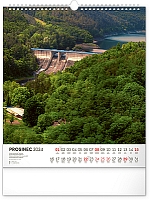 Nástenný kalendár Vodné kráľovstvo CZ 2024, 30 × 34 cm 12