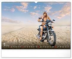 Nástenný kalendár Girls & Bikes 2024, 48 × 33 cm 5
