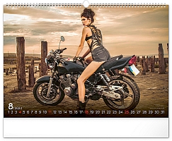 Nástenný kalendár Girls & Bikes 2024, 48 × 33 cm 8