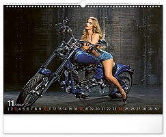 Nástenný kalendár Girls & Bikes 2024, 48 × 33 cm 11