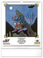 Nástenný kalendár Josef Lada – Riekanky CZ 2024, 30 × 34 cm 7