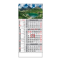 Plánovací kalendár ŠTANDARD 3M kombi 2024  Obrázok A