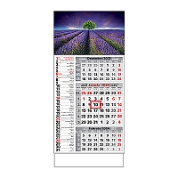 Plánovací kalendár ŠTANDARD 3M kombi 2024  Obrázok C