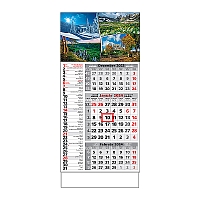 Plánovací kalendár ŠTANDARD 3M kombi 2024  Obrázok D