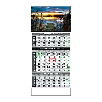 Plánovací kalendár ŠTANDARD 3M EKO 2024  Obrázok H