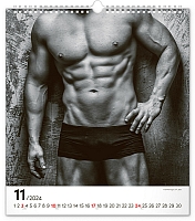 Nástenný kalendár Men 2024, 30 × 34 cm 11