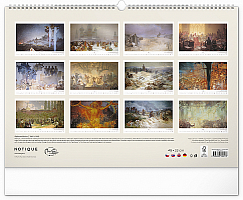 Nástenný kalendár Slovanská epopeja – Alfons Mucha 2025, 48 × 33 cm 14