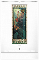 Nástenný kalendár Alfons Mucha 2025, 33 × 46 cm 7