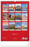 Nástenný kalendár Praha 2025, 33 × 46 cm 14