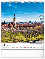 Nástenný kalendár Praha 2025, 30 × 34 cm 4