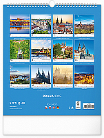 Nástenný kalendár Praha 2025, 30 × 34 cm 14