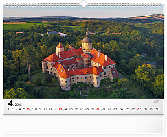 NOTIQUE Nástenný kalendár Panorámy Česka 2025, 48 x 33 cm 4