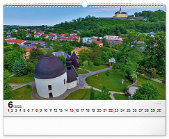 NOTIQUE Nástenný kalendár Panorámy Česka 2025, 48 x 33 cm 6