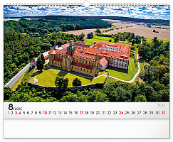NOTIQUE Nástenný kalendár Panorámy Česka 2025, 48 x 33 cm 8