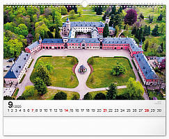 NOTIQUE Nástenný kalendár Panorámy Česka 2025, 48 x 33 cm 9