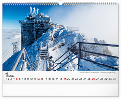 Nástenný kalendár Magické Tatry 2025, 48 × 33 cm 1