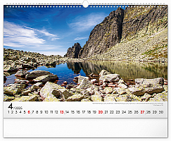 Nástenný kalendár Magické Tatry 2025, 48 × 33 cm 4