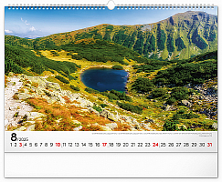 Nástenný kalendár Magické Tatry 2025, 48 × 33 cm 8