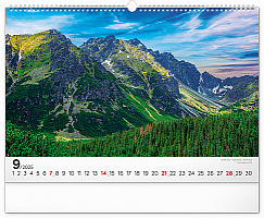 Nástenný kalendár Magické Tatry 2025, 48 × 33 cm 9