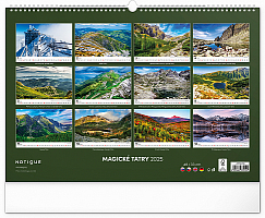 Nástenný kalendár Magické Tatry 2025, 48 × 33 cm 14