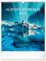 Nástenný kalendár Polárna žiara 2025, 30 × 34 cm