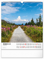 Nástenný kalendár Šumava 2025, 30 × 34 cm 4