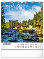 Nástenný kalendár Šumava 2025, 30 × 34 cm 5