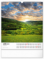 Nástenný kalendár Šumava 2025, 30 × 34 cm 9