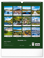 Nástenný kalendár Šumava 2025, 30 × 34 cm 14