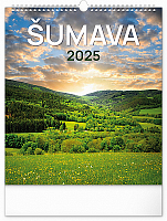 NOTIQUE Nástenný kalendár Šumava 2025, 30 x 34 cm