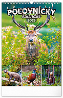 Nástenný kalendár Poľovnícky 2025, 33 × 46 cm