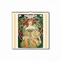 Nástenný kalendár Alfons Mucha 2025