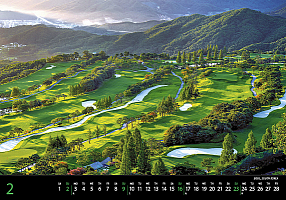 Nástenný kalendár Golf 2025 3