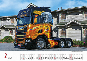 Nástenný kalendár Trucks 2025 3