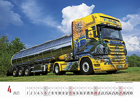 Nástenný kalendár Trucks 2025 5