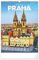 NOTIQUE Nástenný kalendár Praha CZ 2026, 33 x 46 cm