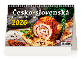 Kalendár Česko-slovenská kuchařka/kuchárka