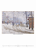 Nástenný kalendár Impressionists 2026 3