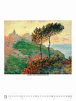 Nástenný kalendár Claude Monet 2026 12