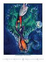 Nástenný kalendár Marc Chagall 2026 4