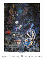 Nástenný kalendár Marc Chagall 2026 11