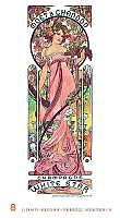 Nástenný kalendár Alfons Mucha 2026 8
