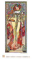 Nástenný kalendár Alfons Mucha 2026 11