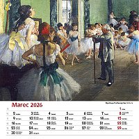 Nástenný kalendár Impresionisti 2026 3