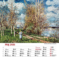 Nástenný kalendár Impresionisti 2026 5