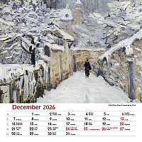 Nástenný kalendár Impresionisti 2026 12