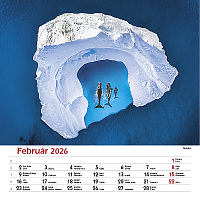 Nástenný kalendár Svet ticha 2026 2
