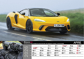 Nástenný kalendár Fast cars 2026 4